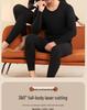 Men's and Women's Plus Velvet Thermal Underwear Set - Cashmere Silk Autumn Winter Base Layer