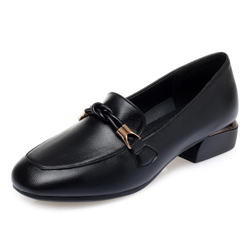 Spring Autumn New Women's Single Shoes Soft Sole Comfortable Mother's Low Heels Shoes Casual Loafers Elegant Ladies Office Shoes