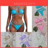 Sexy Bikini With Cross Tie Straps For Beach Swimwear Sexy Womens Swimsuit For Vacation