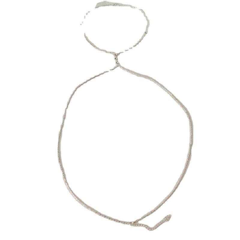 Corrente de Cintura de Verão Corrente de Peito Mulheres Sexy Fotografia de Rua Strass Europeu e Americano Estilo Praia Colar Corrente de Corpo