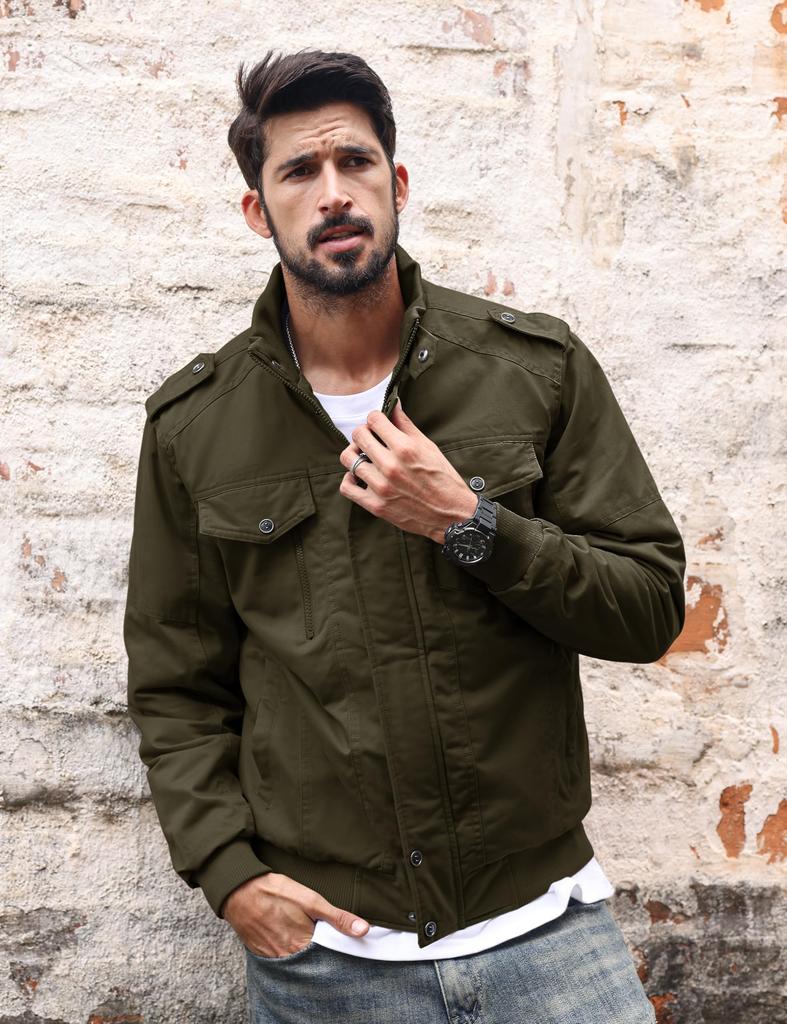 TACVASEN Casaco de Motocicleta à Prova de Vento para Clima Frio, Tamanho M, Masculino, Casaco, Jaqueta, Casaco, Grosso, Espaçoso, Jaqueta, Roupa Exterior, Estiloso,