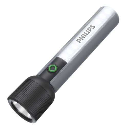 

Светодиодный фонарик Philips COB с высокой яркостью, вспышка 400 люмен, 5 режимов затемнения, аккумулятор Type-C, низкий уровень энергопотребления, водонепроницаемый, класс защиты IP44, удобный, 186 лм