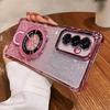 Glitter Shockproof Phone Case For Samsung A53 A52 A32 A13 A23 A33 A73 A12 A22 A02 A03 Core Magnetic Bracket Holder Bumper Cover