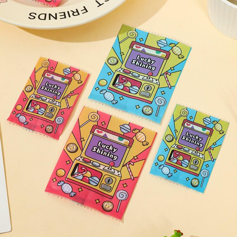100Pcs Lucky Shining Printed Blind Bags New Empty Bag Candy Mini Toy DIY Party Gift Packaging