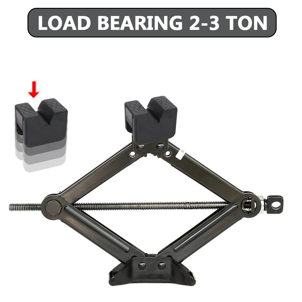 Frame Rail Adapter Black Car Lift Jack Stand Universal Slotted Jack Pad Rubber