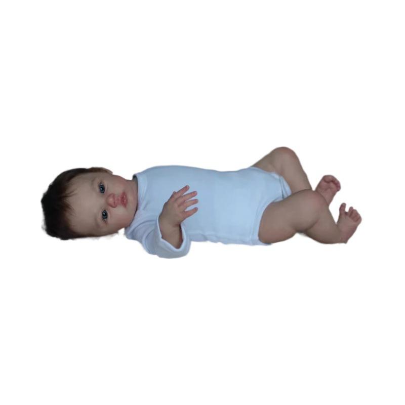 45CM Washable Lifelike Soft Hand-painted Simulation Baby Reborn Doll Children Accompany Play Doll