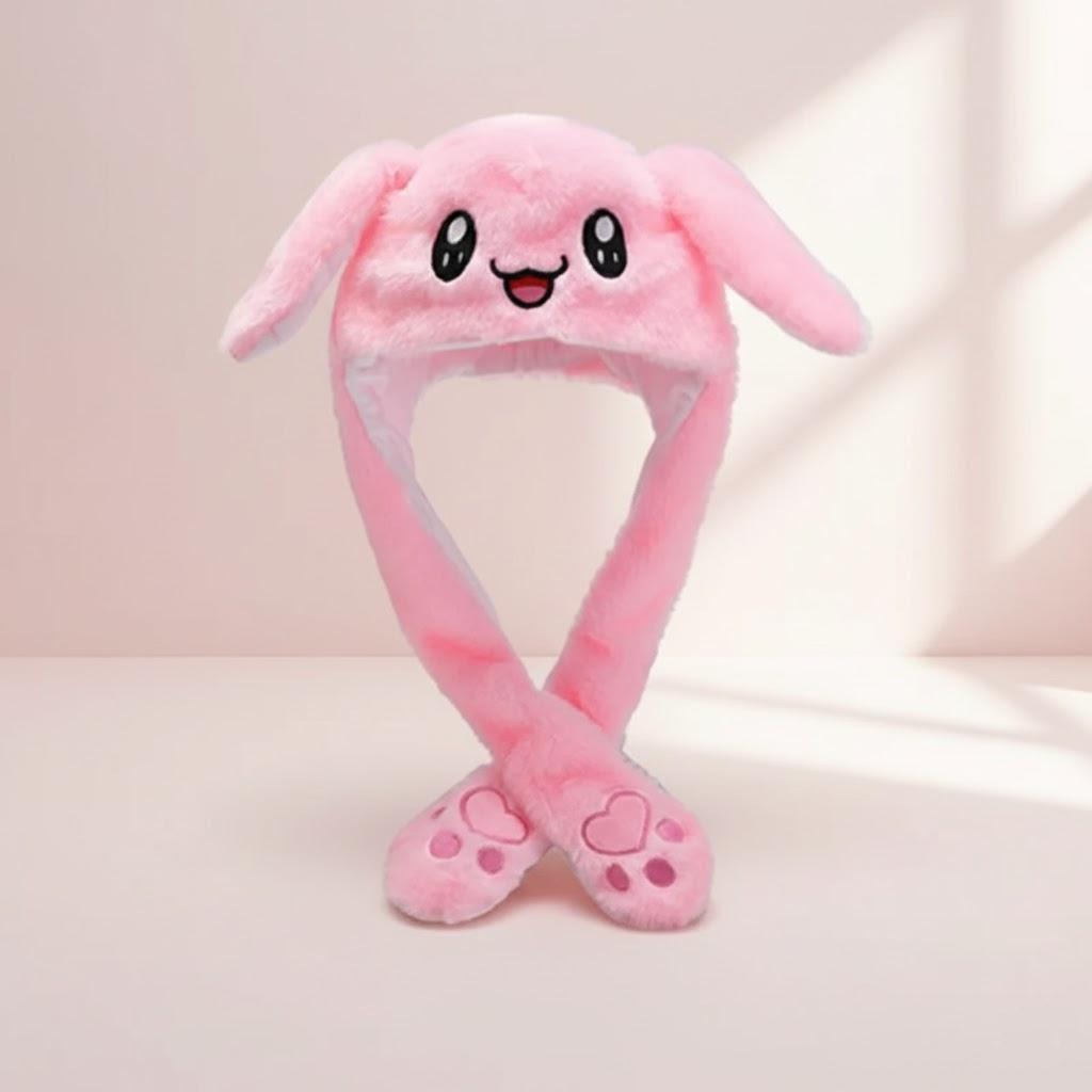Cute Cartoon Rabbit Ear Hat Kawaii Bunny Ears Plush Winter Cosplay Anime Hat Birthday Gift Accessory