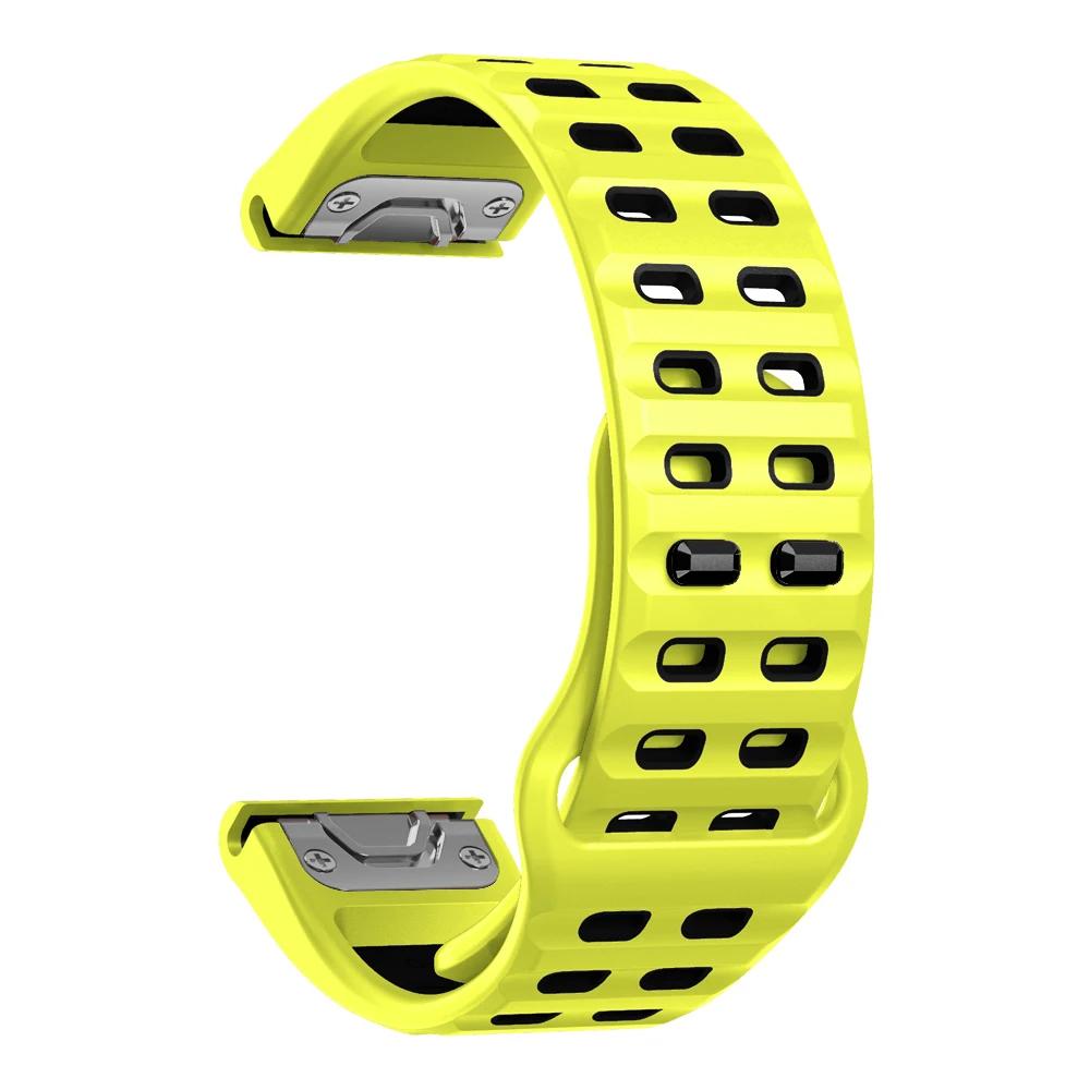 QuickFit 26mm 22mm Silicone Band For Garmin Fenix 8 7X 7 6X 6 5X Plus Epix Pro Gen 2 Forerunner 945 955 Strap Wristband Bracelet