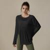 Womens Loose Fit Quick-Dry Yoga Top Short Sleeve Breathable Workout Shirt Running Fitness Pilates Spring Summer