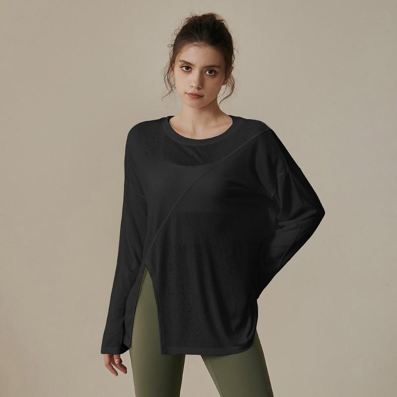Womens Loose Fit Quick-Dry Yoga Top Short Sleeve Breathable Workout Shirt Running Fitness Pilates Spring Summer