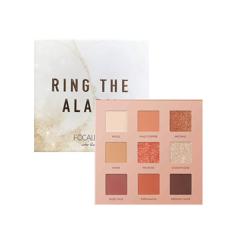 

COSME DELi [Japan Exclusive] FOCALLURE Eyeshadow 9-Color Eyeshadow Palette (#01 RING THE ALARM) 11.25g