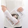 New Ice Silk Sleeve Sunscreen Cuff Arm Sleeves Uv Sun Protect Anti-Slip Summer Men Women Black White Gloves Outdoor Riding Glove