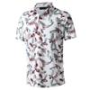Flower Tree Leaf 3D Printed Casual Polo Shirt For Men Hawaii Vacations Oversized Short Sleeves T-shirt Summer Trend Lapel Tops