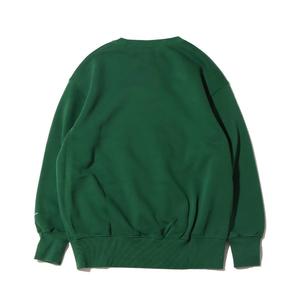 Nike Letter Logo Print Round Neck Pullover Long Sleeve Sweatshirt Women Sweatshirt Green DZ4626-341