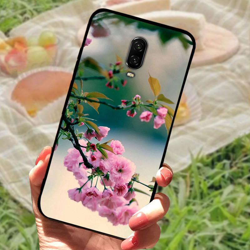 For Oneplus 6T Case Silicone Soft TPU Phone Cover For One Plus 6 6T Case Bumper For Oneplus 6 6 T Capa Mabrle Fashion Coques
