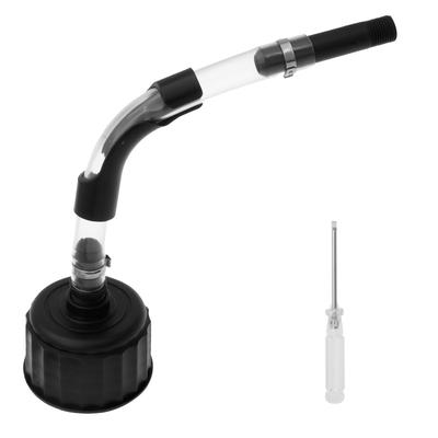 Racing Fuel Filler Hose Kits with Hose Benders Jug Pipe Accessories Leakproof Portable Filling Cap Kit for Auto Boat Device