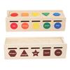 Wooden Sorting Educational Box For Children Shapes Colors Cognitive Skills Play