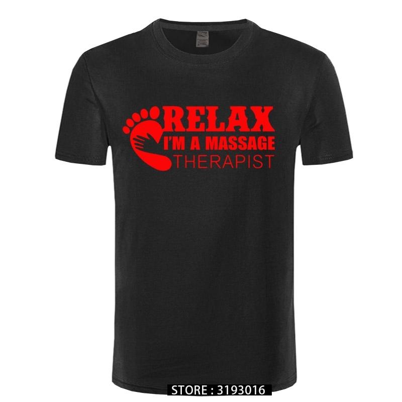 I Am A Massage Therapist Men T Shirt Summer New Fashion Short Sleeve ONeck Cotton Tshirt Funny Mens Tops