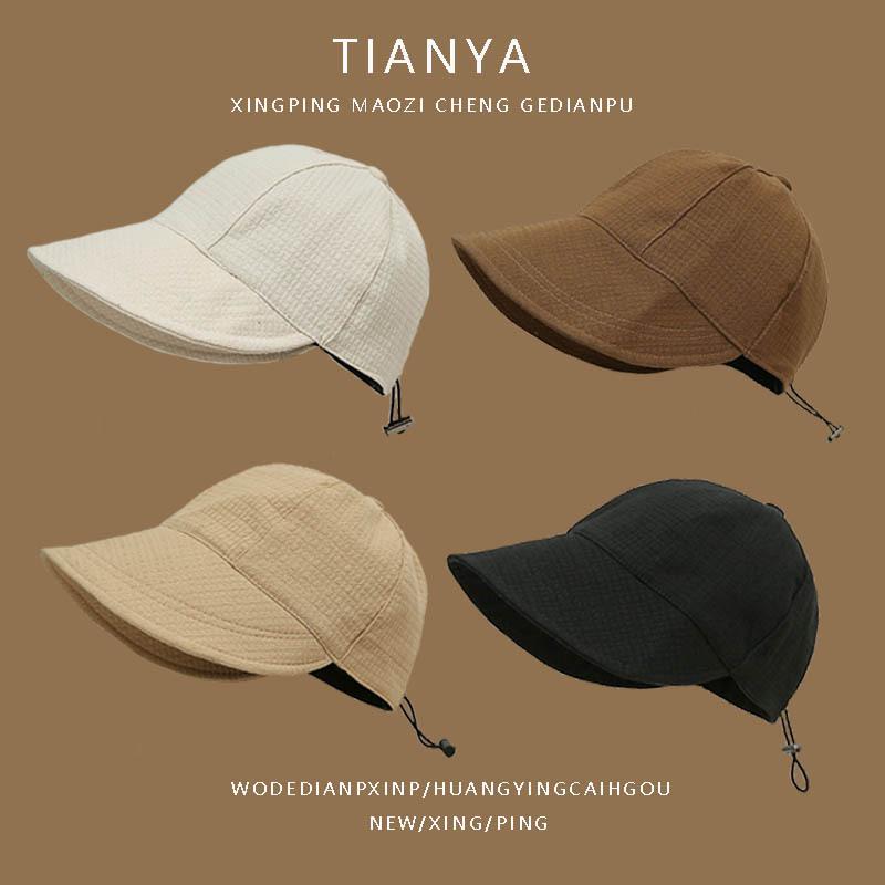 Women Girls Y2K Sun Visor Hat Wide Brim Summer UPF 50+ UV Protection Beach Panama Cap