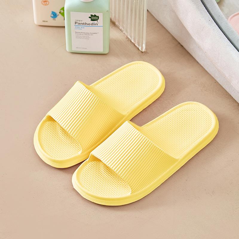 Slippers women's summer simple home use non-slip hotel indoor bathroom bath cool slippers men's couple shoes