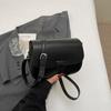Damen Umhängetaschen Koreanisch Einfach Mode Einfarbig PU-Leder Ein Schultertasche Trend Freizeit Crossbody Tasche