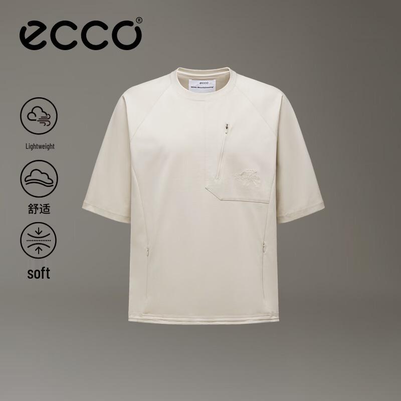 

ECCO Men s 2026 Summer Zipper Pocket Short Sleeve T-Shirt L(175/96A)