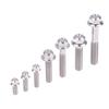 Titanium Alloy Flange Head Screw M6M8M10 Motorcycle, Car Modification, Weight Reduction, External Hexagonal Screw