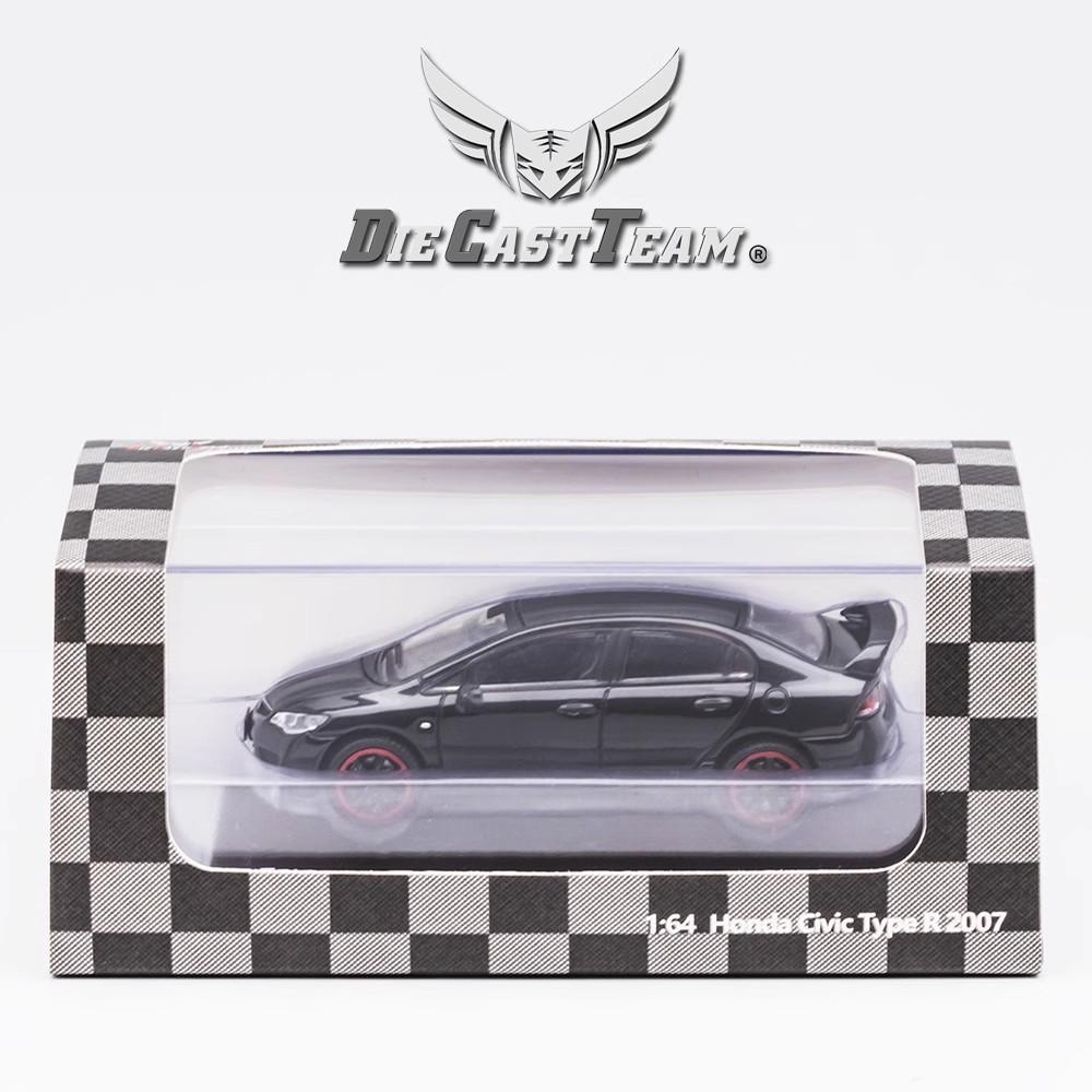 DCT 1/64 FD2 Model 8th Generation Honda Civic Type R Car Alloy Motor Vehicle Diecast Metal Model Kids Xmas Gift Toys for Boys