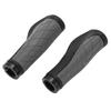 Bike Handle Handlebar Grips Mountain Bike Replacement Handlebar Grip with End Caps for Replacement RepairBlack and Grey