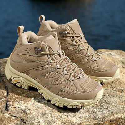 Outdoor Hiking Shoes Women Women Anti-slip Lace-up High-top Boots Wear-resistant Breathable Comfortable Casual Sports Shoes Men