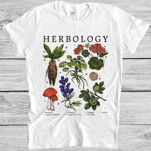 Herbology Plants Gardening Botanical Plant Lover Magic Wizard Gift T Shirt M961 XXL