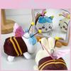 Adorable Plush Bee Toy Cute Animal Stuffed Doll Perfect For Children's Gifts And Bag Accessories