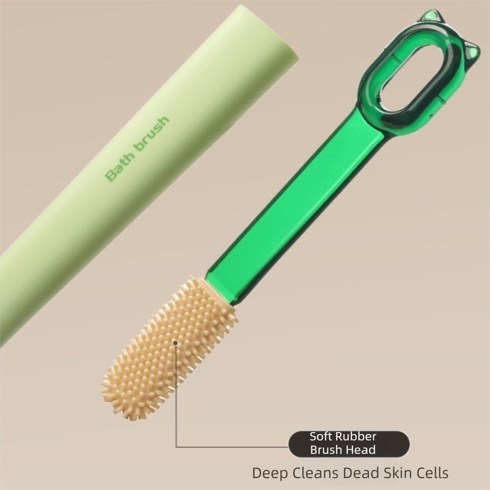 Long Handle Bath Brush Soft Bristles Back Scrubber Creative Shower Body Brush Skin Exfoliating