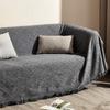 Kumori Sofa Cover 130 X 180cm, Scandinavian Style, Multi-functional Sofa Cover with Fringe, Stylish, Protective Cover for 1-2 Seater Sofas, Dust,