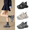 Daddy Shoes Women's New Heightened Platform Straps Fashion Sports Casual Shoes Fashion Versatile Women's Shoes