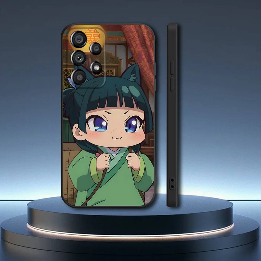 

A-Apothecary Cute Maomao Phone Case For Samsung Galaxy A20,A21s,A22,A31,A32,A52,A53,A72,73,A80 Soft Black Cover 3 SamsungA10