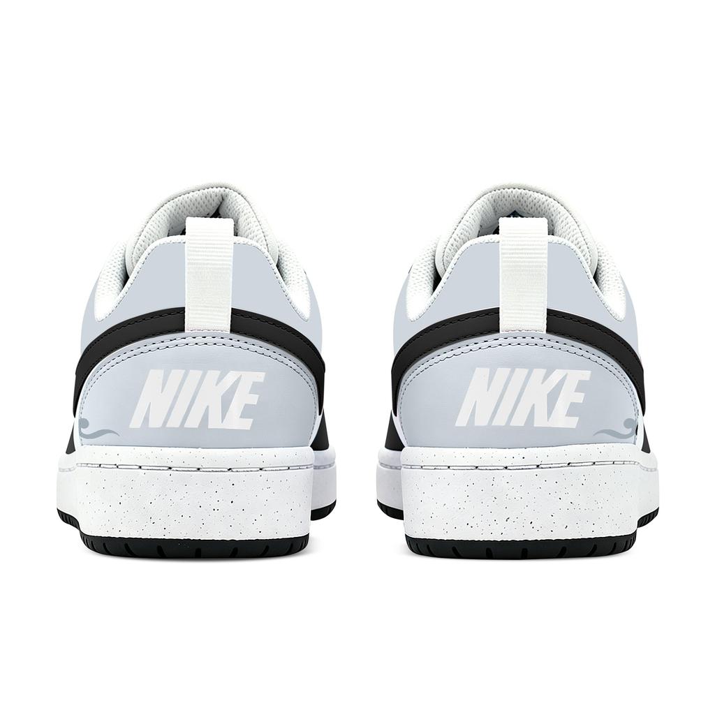 Nike Court Borough Swan Love Song Low Top Skateboard Shoes Unisex Black Blue DV5456-131(Team529-)