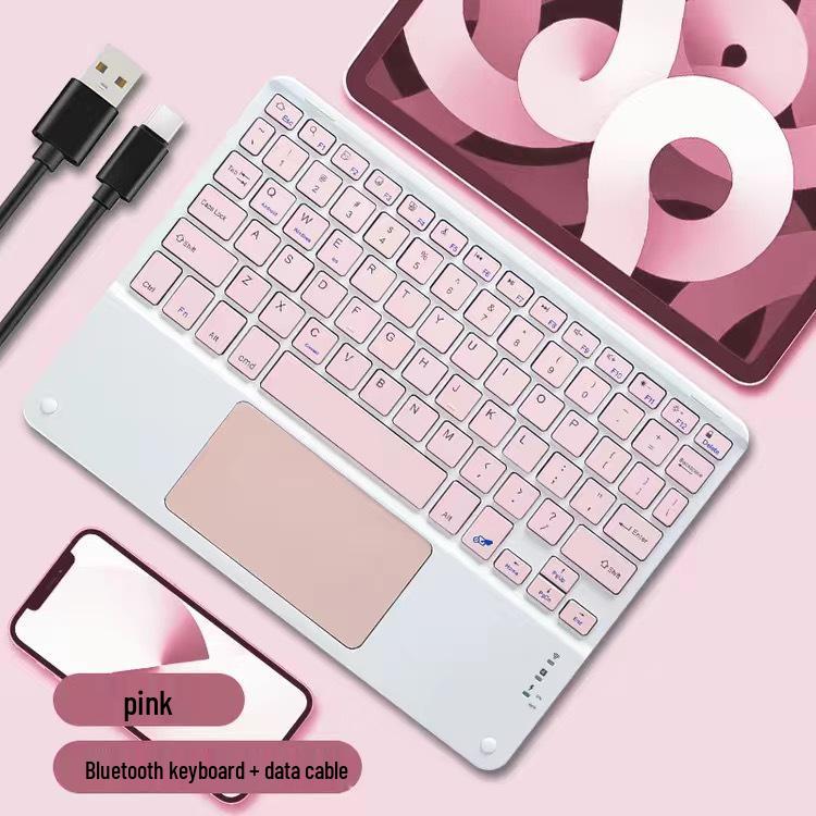 Universal Wireless Bluetooth Touch Keyboard for iPads, Tablets, and Phones