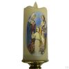 Candle Lamp Pillar Light Prayer Waterproof LED, LED Tea Lights Artificial for Porch