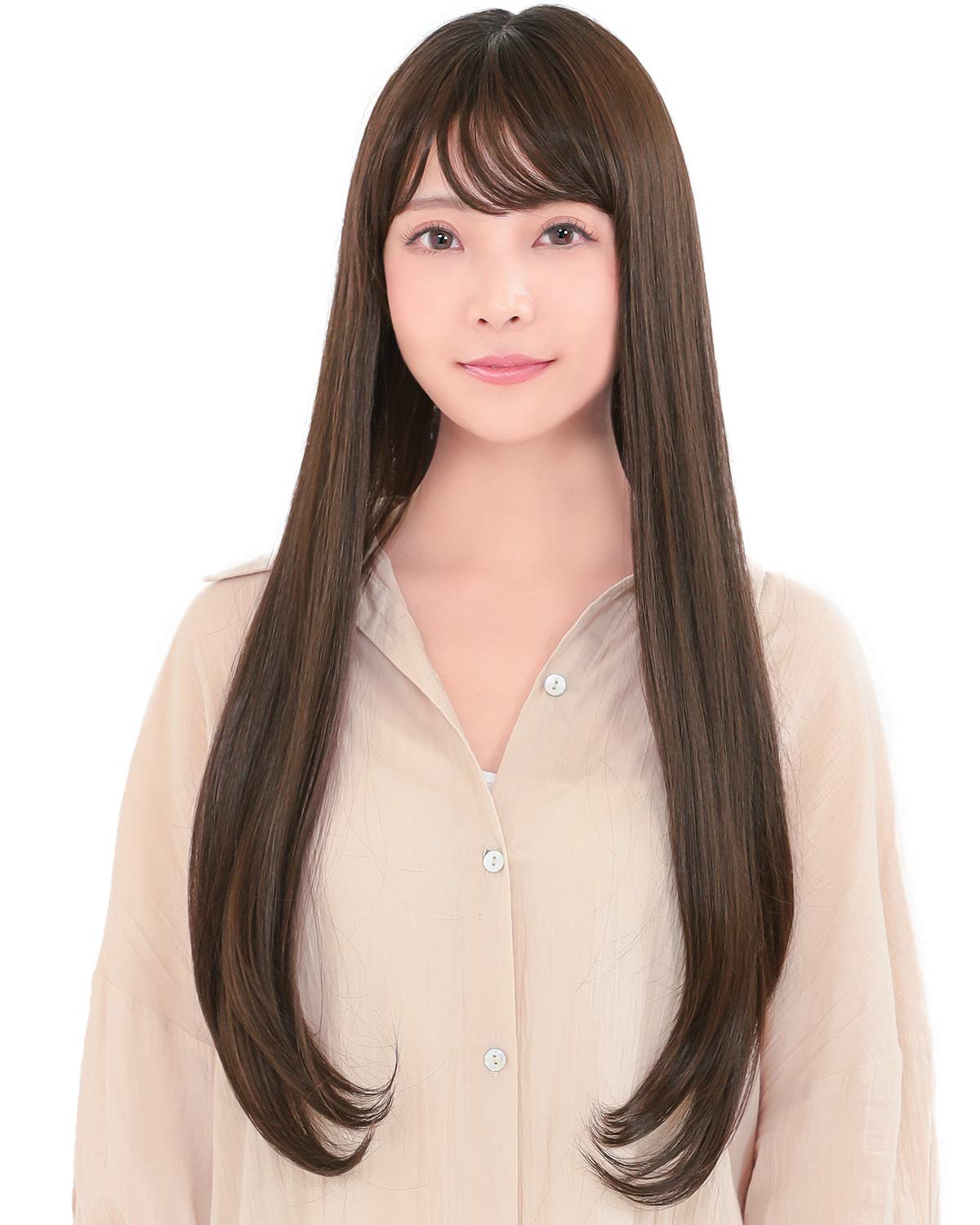 

Перука Long Full Wig Venus Adorable Elegant Long Long Wig Free Size Pudding [AQUADOLL] P-BRN. Коричневий pw202P-BRN
