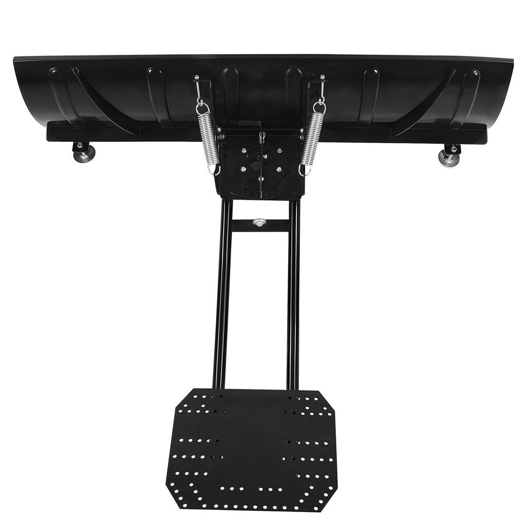 Snow Plow Kit, 1524 mm Universal Snow Plow Attachment, Height & Left-Right Adjustable, Quick To Detach, Steel ATV Scrape Blade, 3 Mount Options,