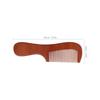 LALAFINA Wooden Comb with Peach Hair for Men and Women Handle, Wood, Fine-Toothed, Hairbrush, Comb, Unisex,