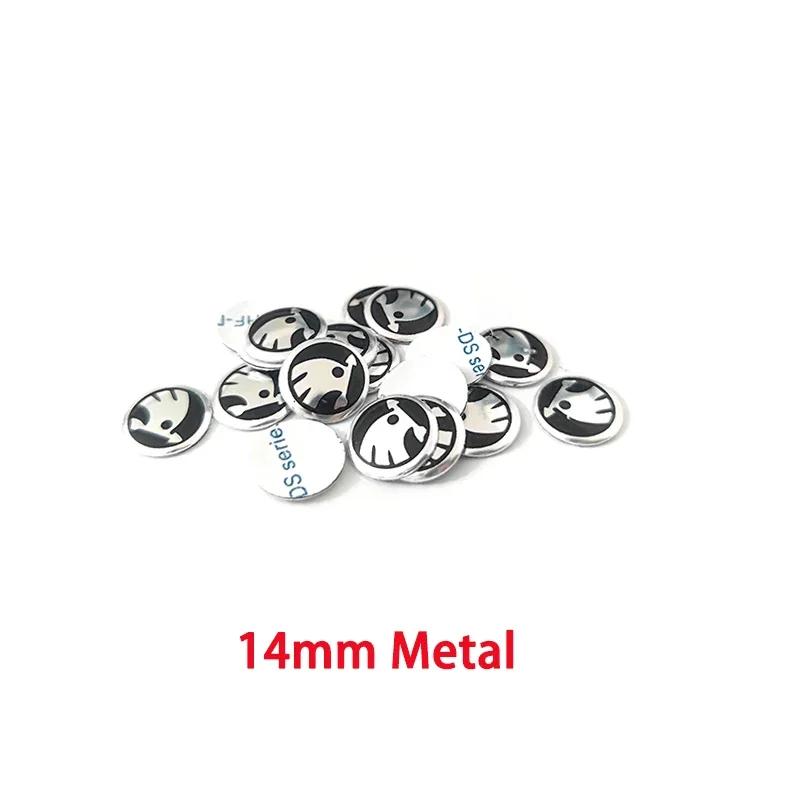 Naklejka Samochodowa 2025 Nowa 10 SZT 14mm Naklejka Emblemat Naklejka Na Kluczyk Samochodowy Zdalny Do Skoda Octavia Kodiaq Fabia Superb Rapid Kamiq Karoq Deri