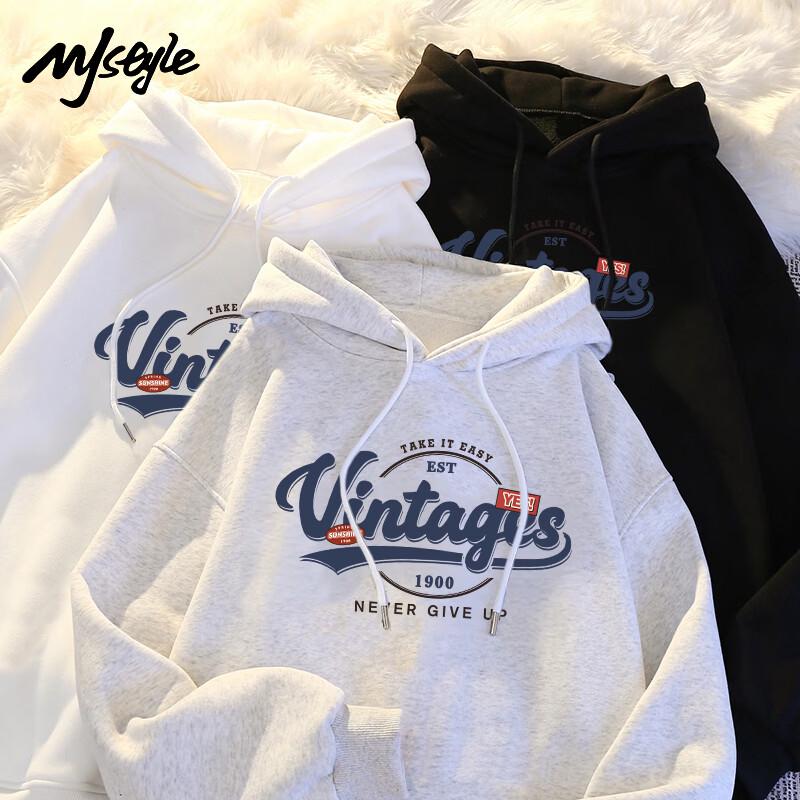 MJ STYLE Women's Oversized Hooded Sweatshirt