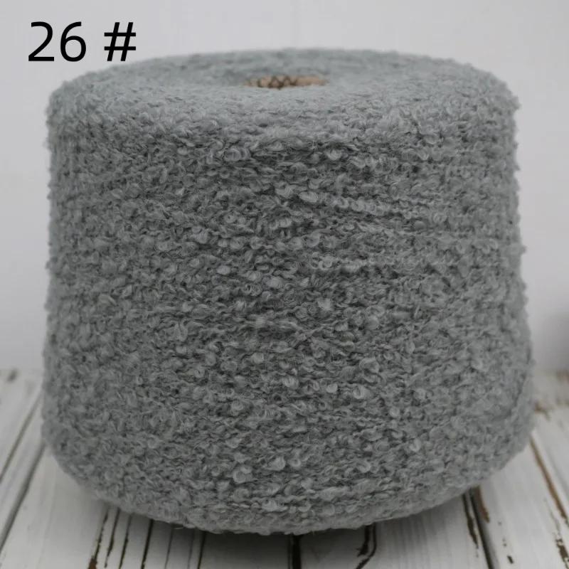 200g 460m Hand-braided Alpaca Loop Wool Yarn Thread Hand Knitting Wool Crochet Yarn for DIY Sweater Soft Smooth Yarn