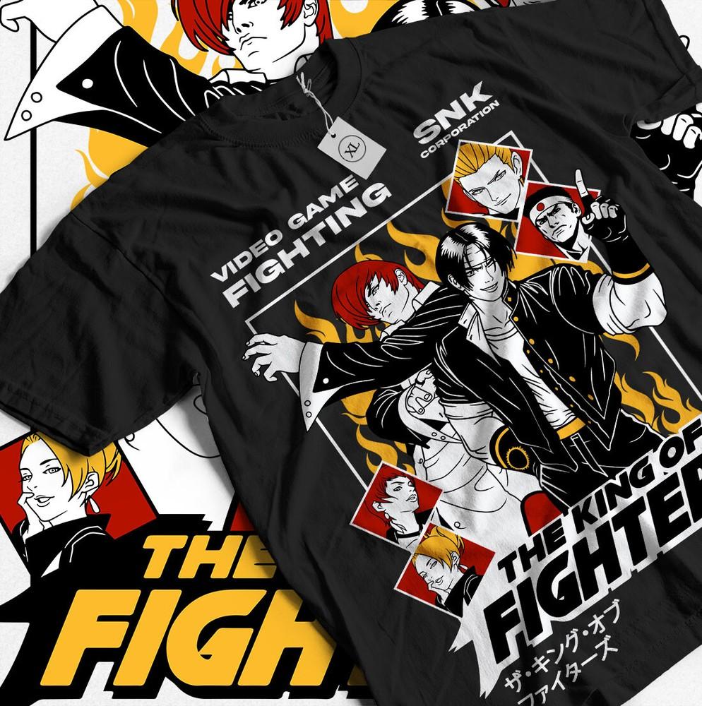 Street Fighter vs King Of Fighters T-shirtSNK Chun Li vs Mai Anime Gift Shirt Unisex T-Shirt L