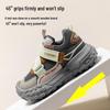 Children's Velcro Leather Sneakers for Spring and Autumn – Boys' Sports and Hiking Shoes