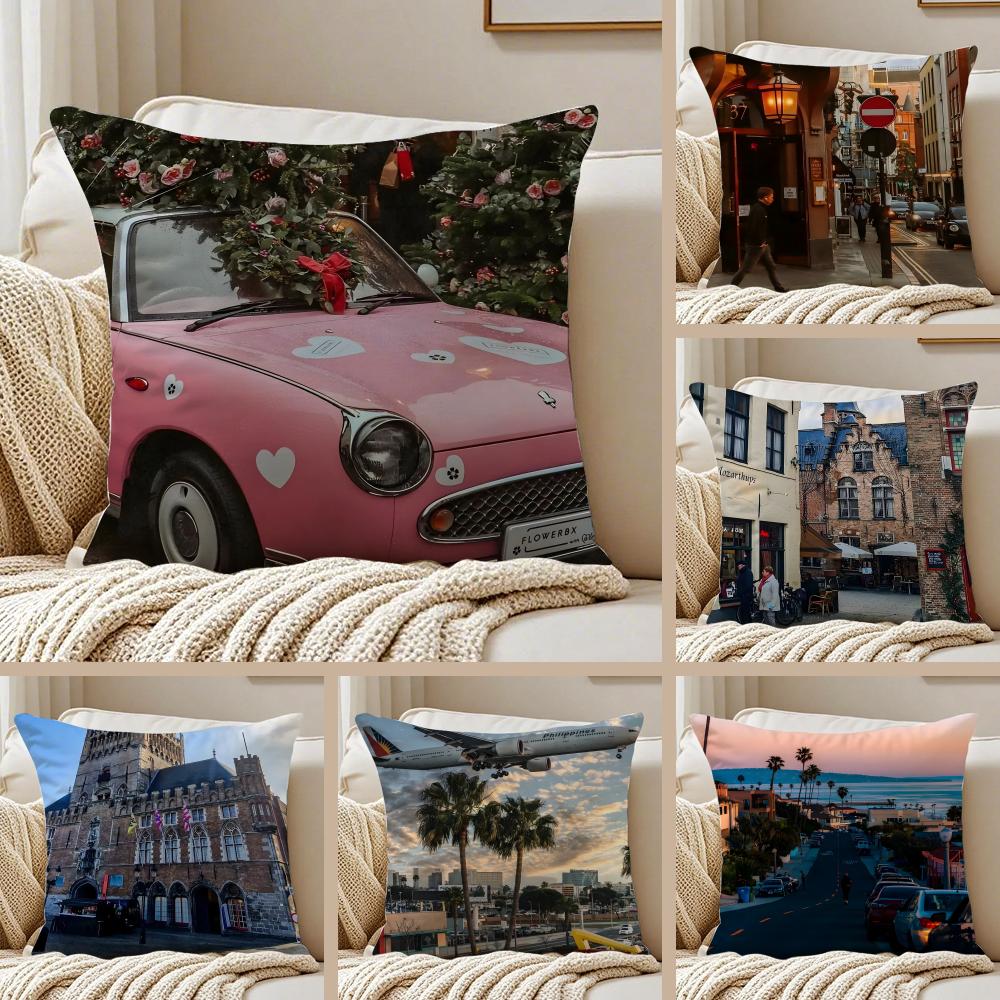 Fashion Wandering Manchester City Cushion Cover Pillowcase Antidustmite living Room Sofa Decor Cushion Room