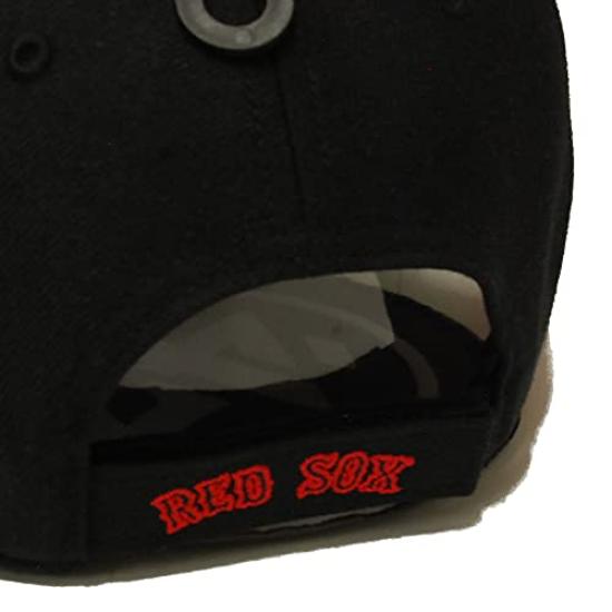 RED SOX MVP CAP BLACK Black Boston Red Sox Cap Hat '47 / 6-Panel