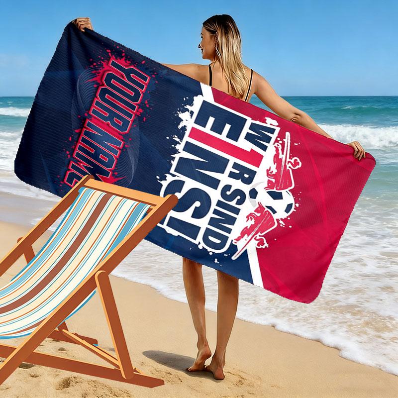 Custom Rb Print Beach Towel, Large Soft Quick Dry Towel for Beach Camping Swimming